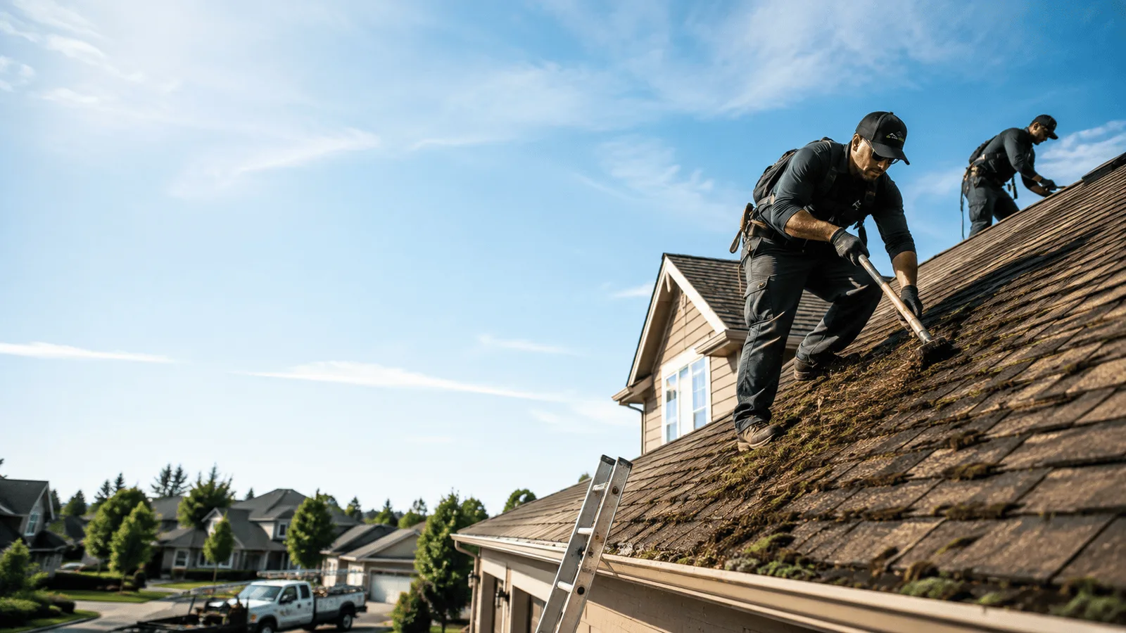 Roof Moss Removal in Durand, MI near me